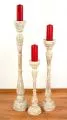 Kerzenst�nder Lady aus Bali, 3er Set