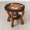 Massivholz Kindertisch L�we