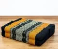 Kapok Sttzkissen faltbar (Schwarz/Orange)