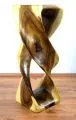 Massivholzs�ule, doppelt gedreht NATUR (76�cm H�he)