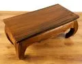 Asiatischer Opiumtisch, 80 x 40 cm (Hellbraun)
