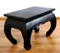 Asiatischer Opiumtisch, 60 x 40 cm (Schwarz)