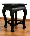 Asiatischer Tisch, 50 cm hoch (Schwarz)