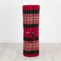 Kapok Rollmatte, 110 cm breit (Rot/Elefanten)