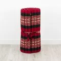 Kapok Rollmatte, 75 cm breit (Rot/Elefanten)