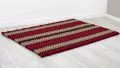 Kapok Rollmatte, 145 cm breit (Rot/Schwarz)