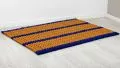Kapok Rollmatte, 145 cm breit (Blau/Gelb)