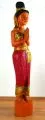 Bunt verzierte Sawadee Lady  (extra gro)