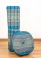Kapok Meditationskissen Set XL (Hellblau)
