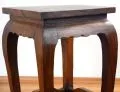 Asiatischer Tisch, 50 cm hoch (Hellbraun)