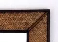 Asiatischer Wandspiegel  Rattan