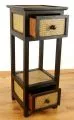 Asiatisches Rattanschrnkchen  hoch mit 2 Schublade , Nr.83