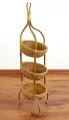 Bambusregal mit 3 Krben (schrg) aus Bali, klein