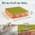 Kapok Bodensitzkissen, Deluxe (Gr�n/Orange/Elefanten Seide)