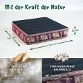 Kapok Bodensitzkissen, Deluxe (Schwarz/Lila/Elefanten Seide)