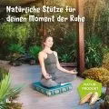 Kapok Bodensitzkissen, Deluxe (Hellblau/Elefanten Seide)
