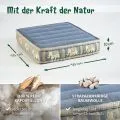 Kapok Bodensitzkissen, Deluxe (Grau/Elefanten Seide)