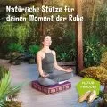 Kapok Bodensitzkissen, Deluxe (Lila/Elefanten Seide)