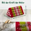Kapok Dreieckskissen, Classic (Rot/Gr�n)
