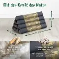 Kapok Dreieckskissen, Deluxe (Grau/Elefanten Seide)