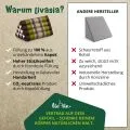 Kapok Dreieckskissen, Classic (Braun/Gr�n)