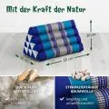 Kapok Dreieckskissen, Classic (Blau)