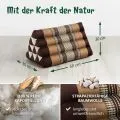 Kapok Dreieckskissen, Classic (Braun)