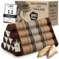 Kapok Dreieckskissen, Classic (Braun)