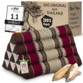 Kapok Dreieckskissen, Classic (Weinrot)