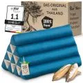Kapok Dreieckskissen, Basic (Hellblau Uni)
