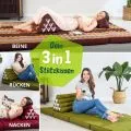 Kapok Dreieckskissen, Basic (Gr�n Uni)