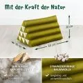 Kapok Dreieckskissen, Basic (Gr�n Uni)
