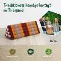 Kapok Dreieckskissen breit (Orange)