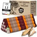 Kapok Dreieckskissen breit (Orange)