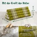 Kapok Dreieckskissen breit (Gr�n)