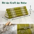 Kapok Dreieckskissen breit (Gr�n)