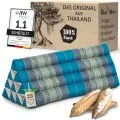 Kapok Dreieckskissen breit (Hellblau)