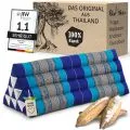 Kapok Dreieckskissen breit (Blau)