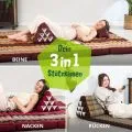 Kapok Dreieckskissen breit (Braun)