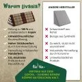 Kapok Dreieckskissen breit (Braun)