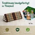 Kapok Dreieckskissen breit (Braun)