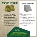 Kapok Dreieckskissen hoch, Classic (Gr�n/Elefanten)