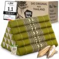 Kapok Dreieckskissen hoch, Classic (Gr�n/Elefanten)