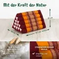 Kapok Dreieckskissen hoch, Classic (Orange)