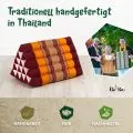Kapok Dreieckskissen hoch, Classic (Orange)
