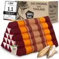 Kapok Dreieckskissen hoch, Classic (Orange)