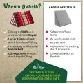 Kapok Dreieckskissen hoch, Classic (Rubinrot)