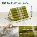 Kapok Dreieckskissen hoch, Classic (Gr�n)