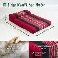 Kapok St�tzkissen faltbar (Rot/Elefanten)