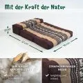 Kapok St�tzkissen faltbar (Braun/Elefanten)